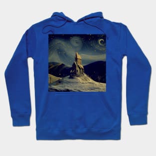 Starry Night Above The Shrieking Shack Hoodie